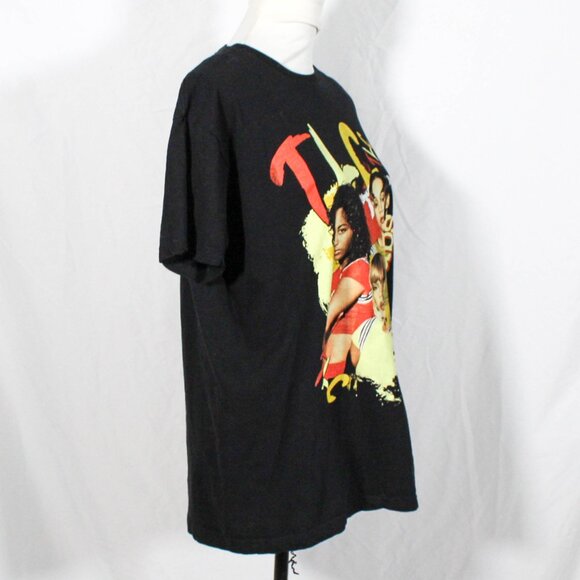 TLC No Scrubs Band Tee Black Vintage Y2K Style Shirt Size Large - Picture 4 of 10